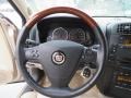 2005 Cadillac CTS Light Neutral Interior Steering Wheel Photo