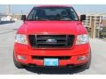 2005 Bright Red Ford F150 XLT SuperCab 4x4  photo #2