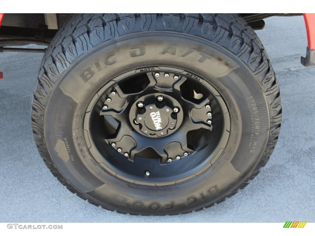 2005 F150 XLT SuperCab 4x4 - Bright Red / Medium Flint/Dark Flint Grey photo #6