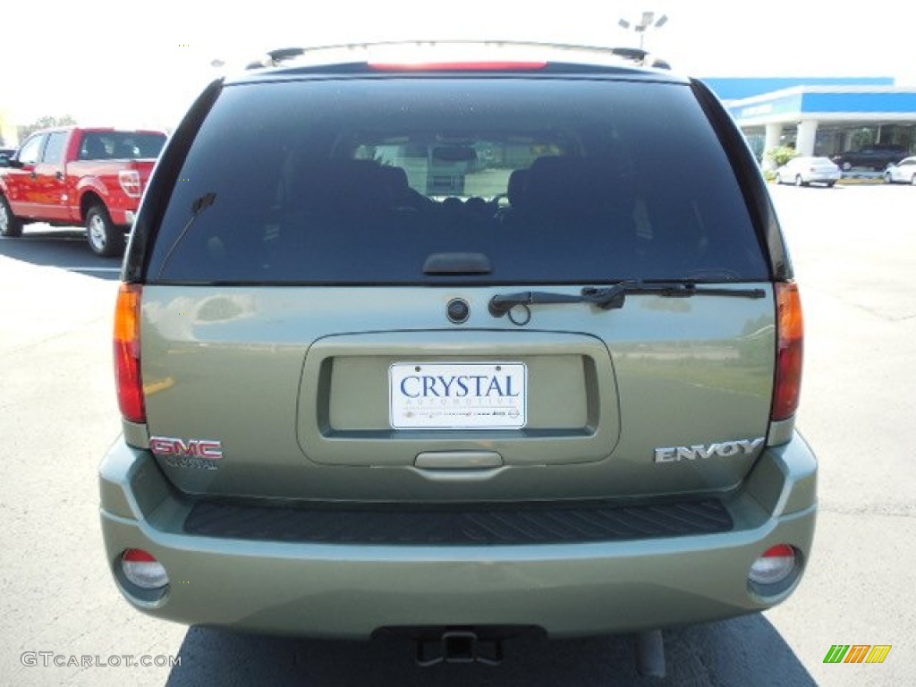 2004 Envoy SLT - Silver Green Metallic / Medium Pewter photo #8