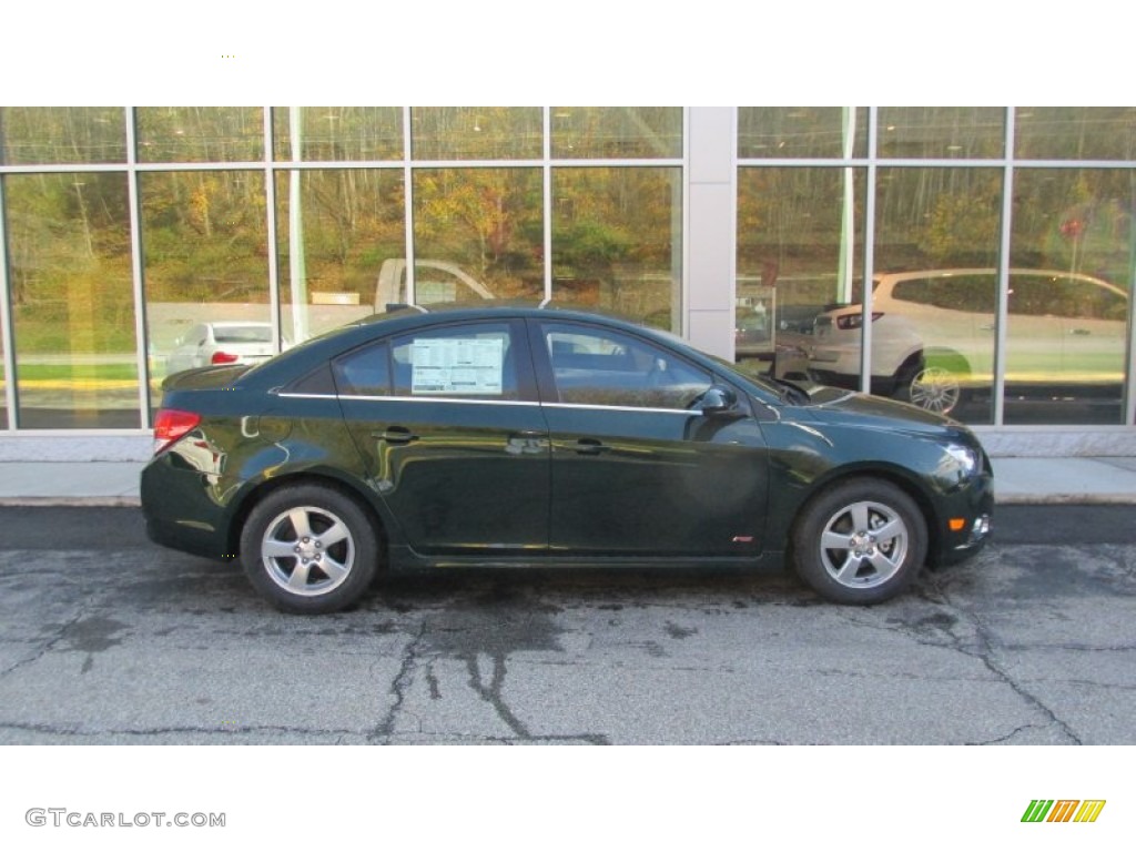 2014 Cruze LT - Rainforest Green Metallic / Jet Black photo #2