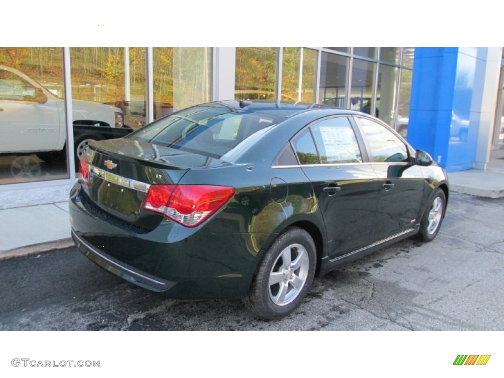 2014 Cruze LT - Rainforest Green Metallic / Jet Black photo #4