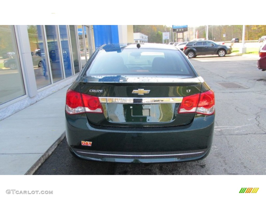2014 Cruze LT - Rainforest Green Metallic / Jet Black photo #5