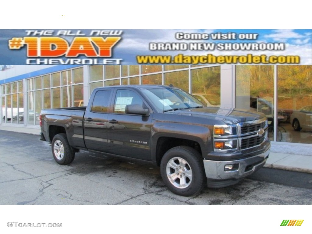 2014 Silverado 1500 LTZ Z71 Double Cab 4x4 - Tungsten Metallic / Jet Black photo #1