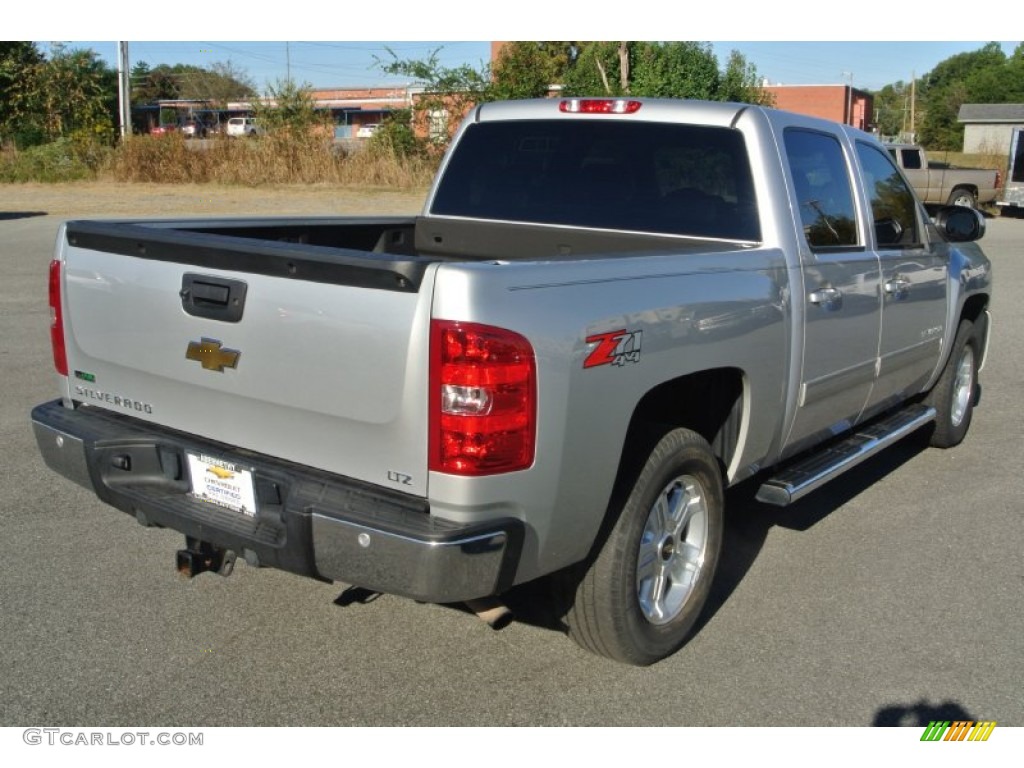 2011 Silverado 1500 LTZ Crew Cab 4x4 - Sheer Silver Metallic / Ebony photo #5