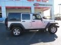 Bright Silver Metallic - Wrangler Unlimited Rubicon 4x4 Photo No. 8