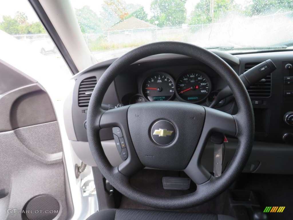 2012 Silverado 1500 LS Crew Cab 4x4 - Summit White / Dark Titanium photo #48