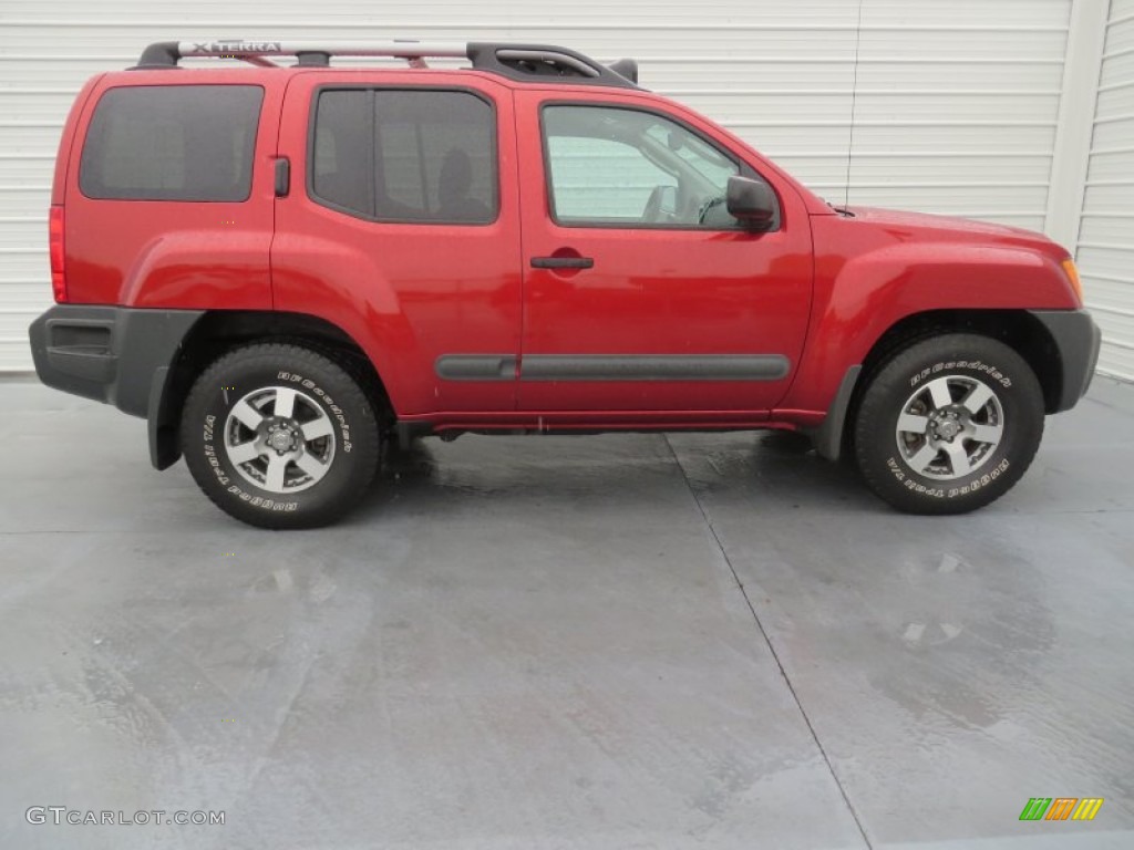 2011 Xterra Pro-4X 4x4 - Red Brick / Gray photo #4