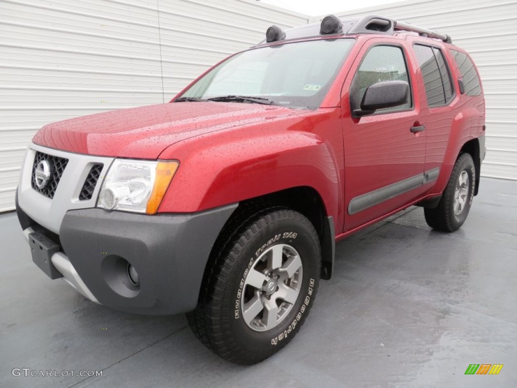 2011 Xterra Pro-4X 4x4 - Red Brick / Gray photo #8