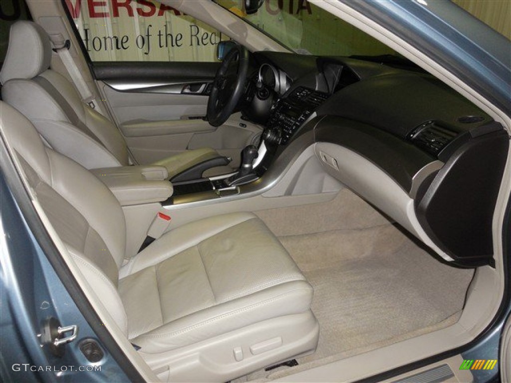 2010 TL 3.5 Technology - Borealis Blue Pearl / Parchment photo #18