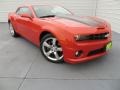 Inferno Orange Metallic - Camaro SS Coupe Photo No. 2