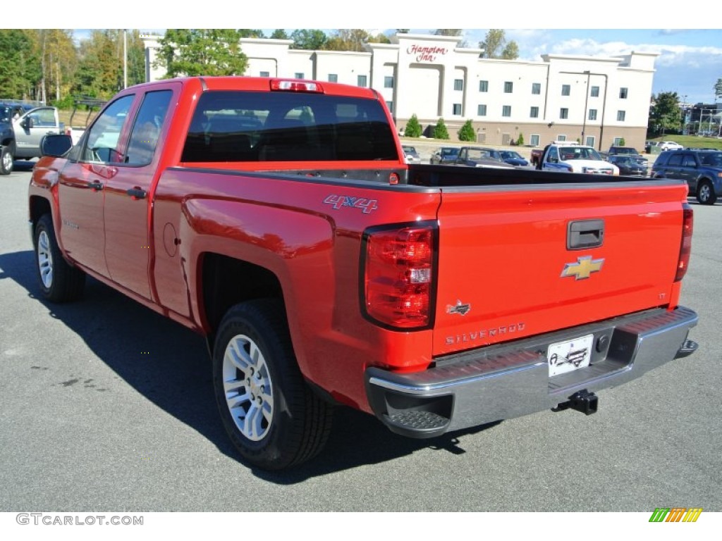 2014 Silverado 1500 LT Double Cab 4x4 - Victory Red / Jet Black photo #4