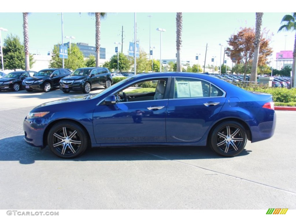 2009 TSX Sedan - Vortex Blue Pearl / Ebony photo #5