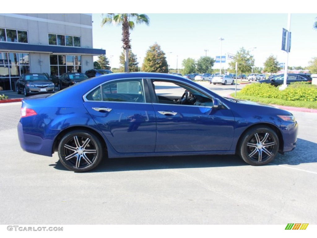 2009 TSX Sedan - Vortex Blue Pearl / Ebony photo #6