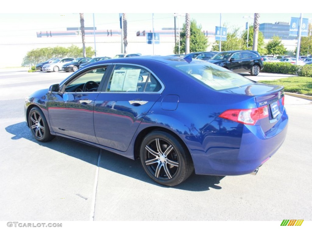 2009 TSX Sedan - Vortex Blue Pearl / Ebony photo #7