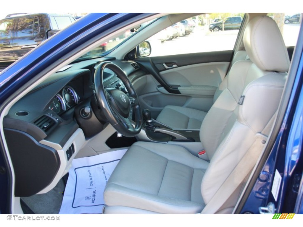 2009 TSX Sedan - Vortex Blue Pearl / Ebony photo #11