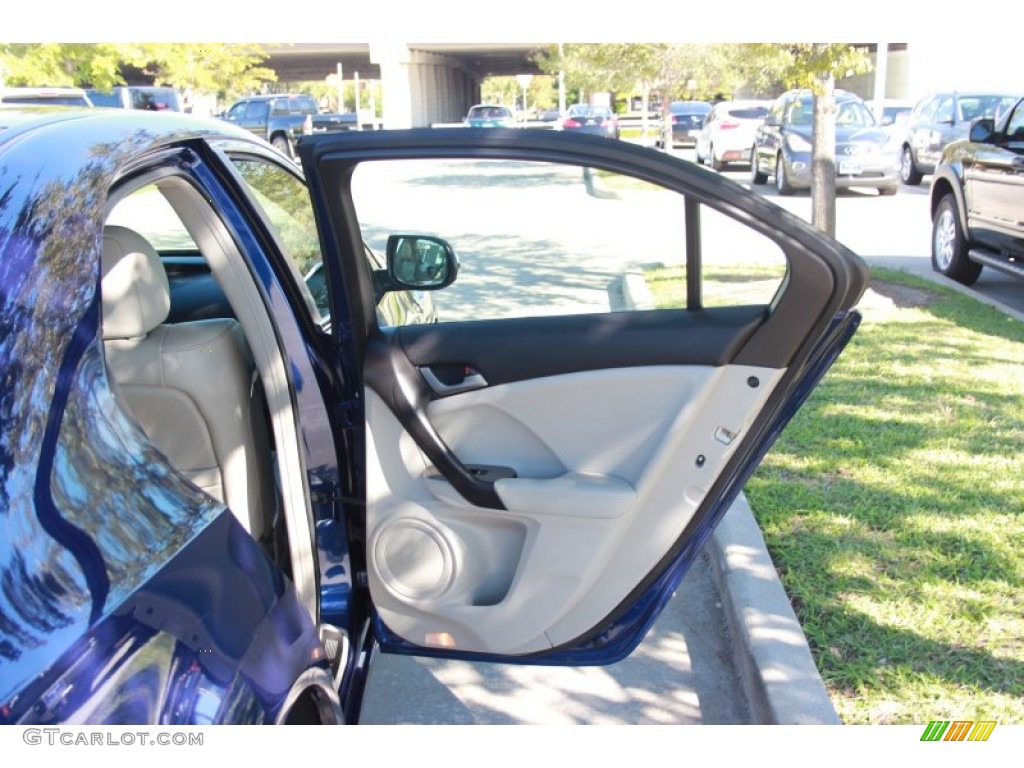 2009 TSX Sedan - Vortex Blue Pearl / Ebony photo #14