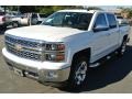 2014 Summit White Chevrolet Silverado 1500 LTZ Crew Cab 4x4  photo #2