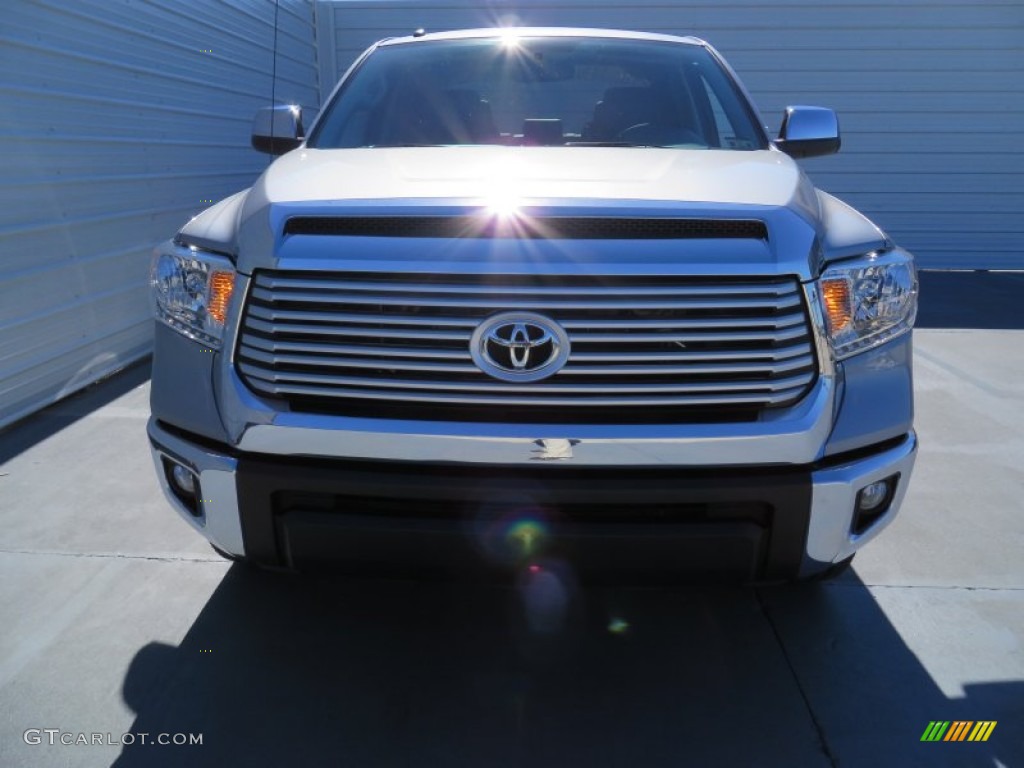 2014 Tundra Limited Crewmax - Silver Sky Metallic / Black photo #8