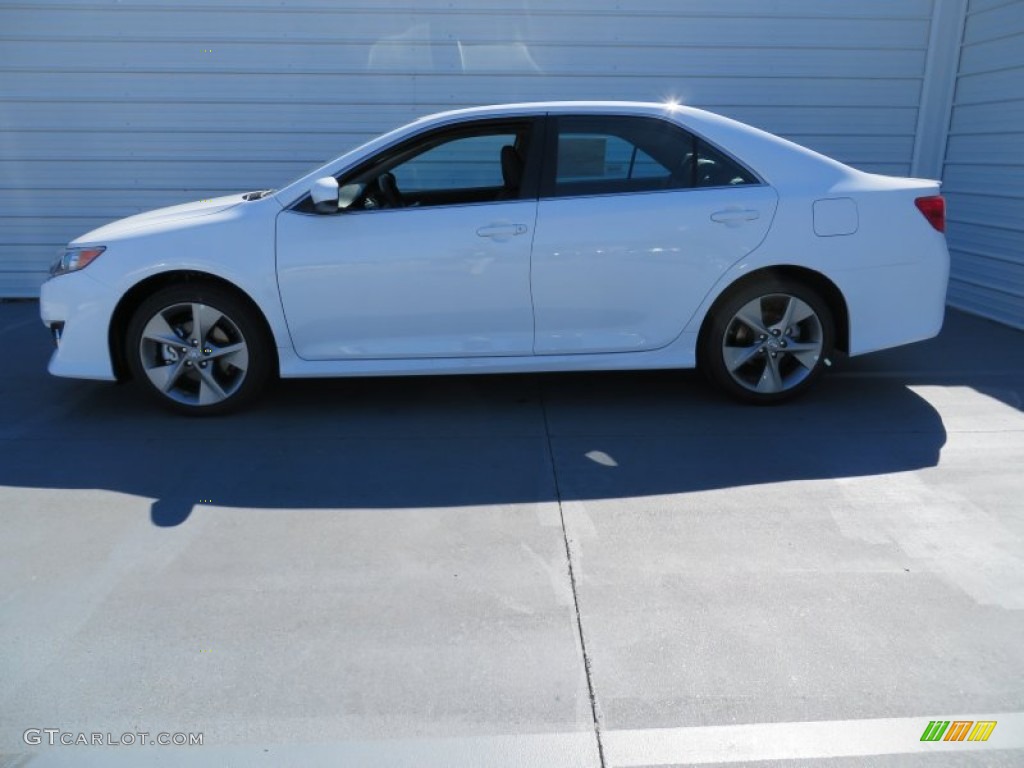 2014 Camry SE - Super White / Black photo #5