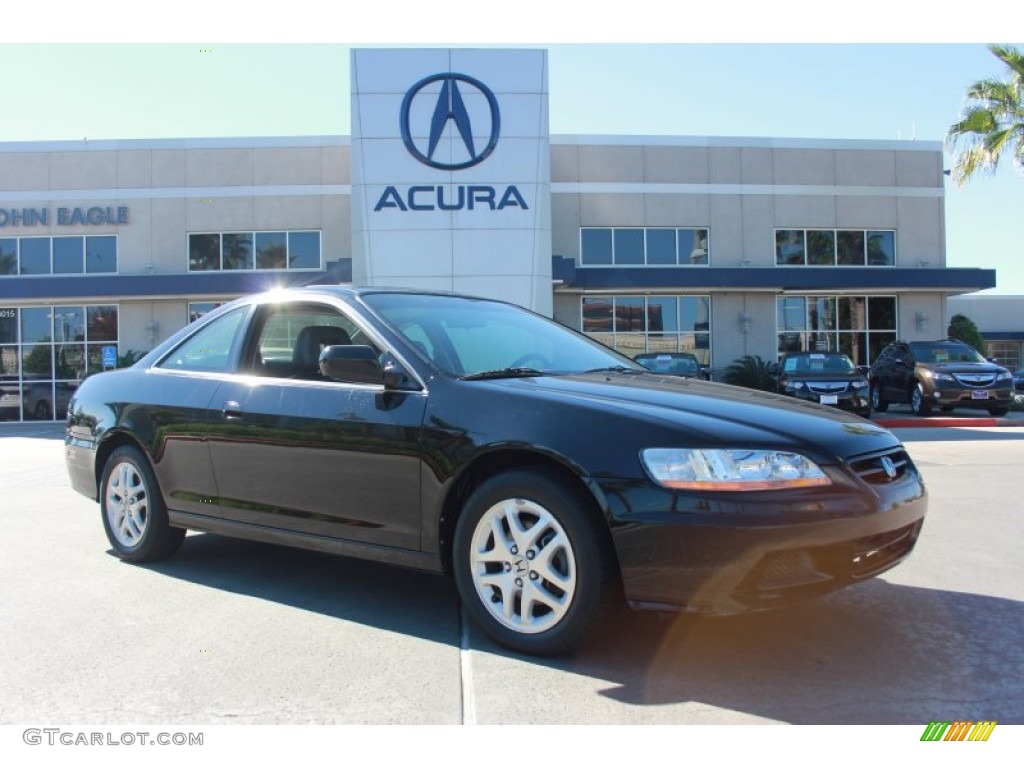 2001 Accord EX V6 Coupe - Nighthawk Black Pearl / Charcoal photo #1