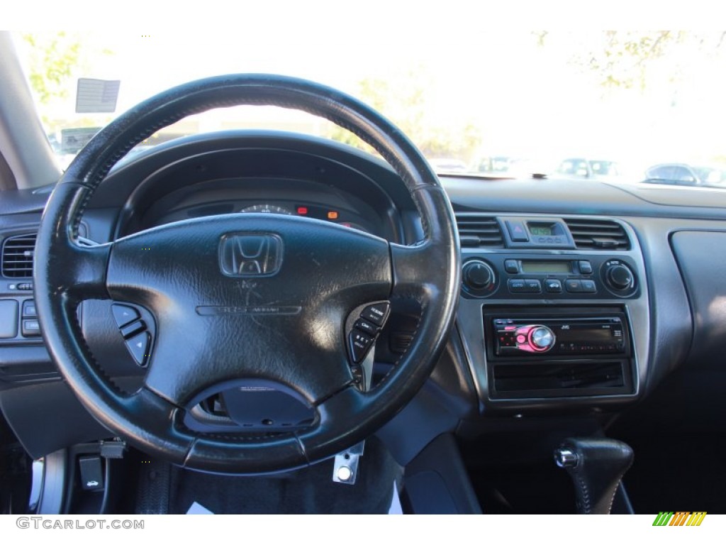 2001 Accord EX V6 Coupe - Nighthawk Black Pearl / Charcoal photo #19