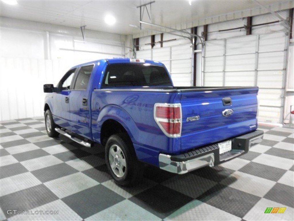 2012 F150 XLT SuperCrew - Blue Flame Metallic / Steel Gray photo #5