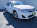 2014 Super White Toyota Camry LE  photo #1