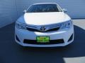 2014 Super White Toyota Camry LE  photo #7