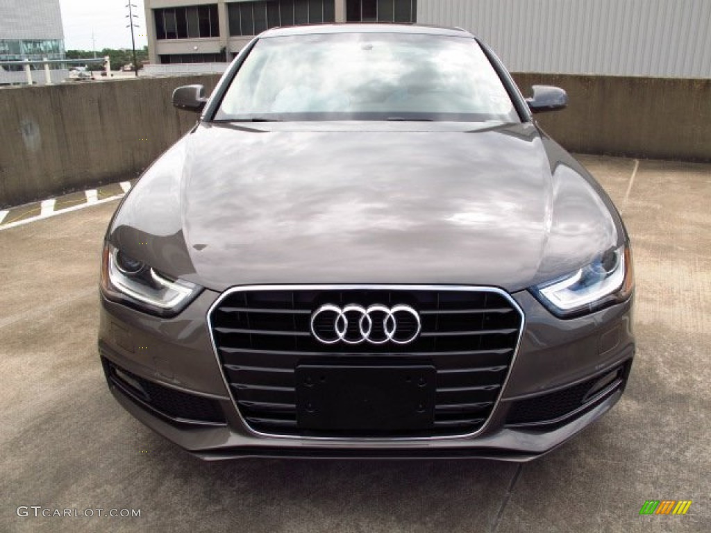 2014 A4 2.0T Sedan - Dakota Grey Metallic / Velvet Beige/Moor Brown photo #6