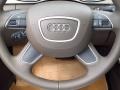 Velvet Beige/Moor Brown 2014 Audi A4 2.0T Sedan Steering Wheel