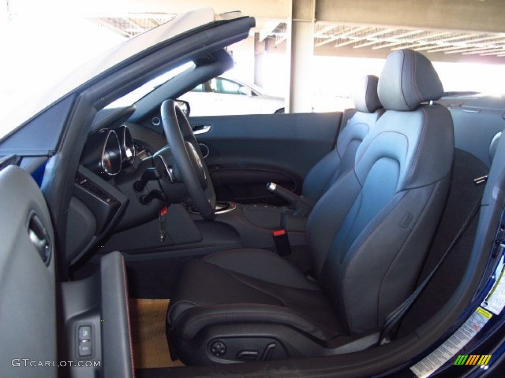 Black Interior 2014 Audi R8 Spyder V8 Photo #87166860