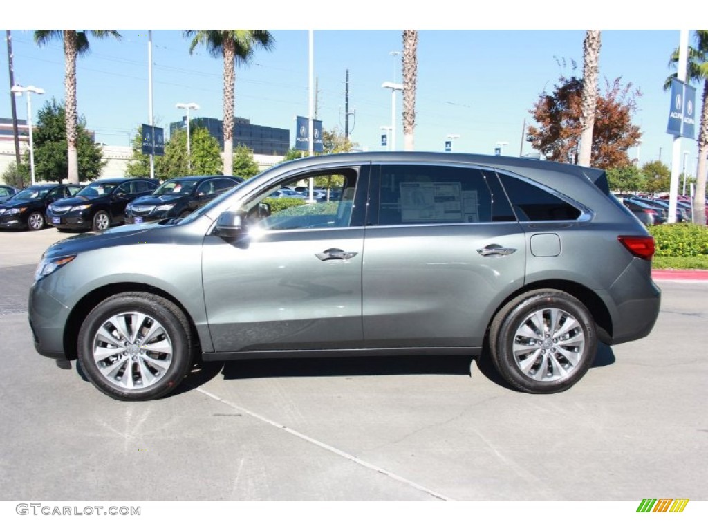 Forest Mist Metallic 2014 Acura MDX Technology Exterior Photo #87166971