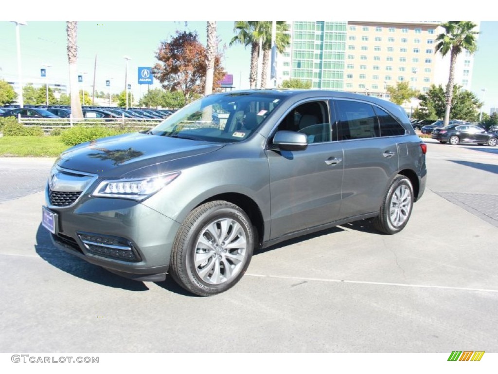 2014 Forest Mist Metallic Acura MDX Technology 87056685 Photo 3 Car Color
