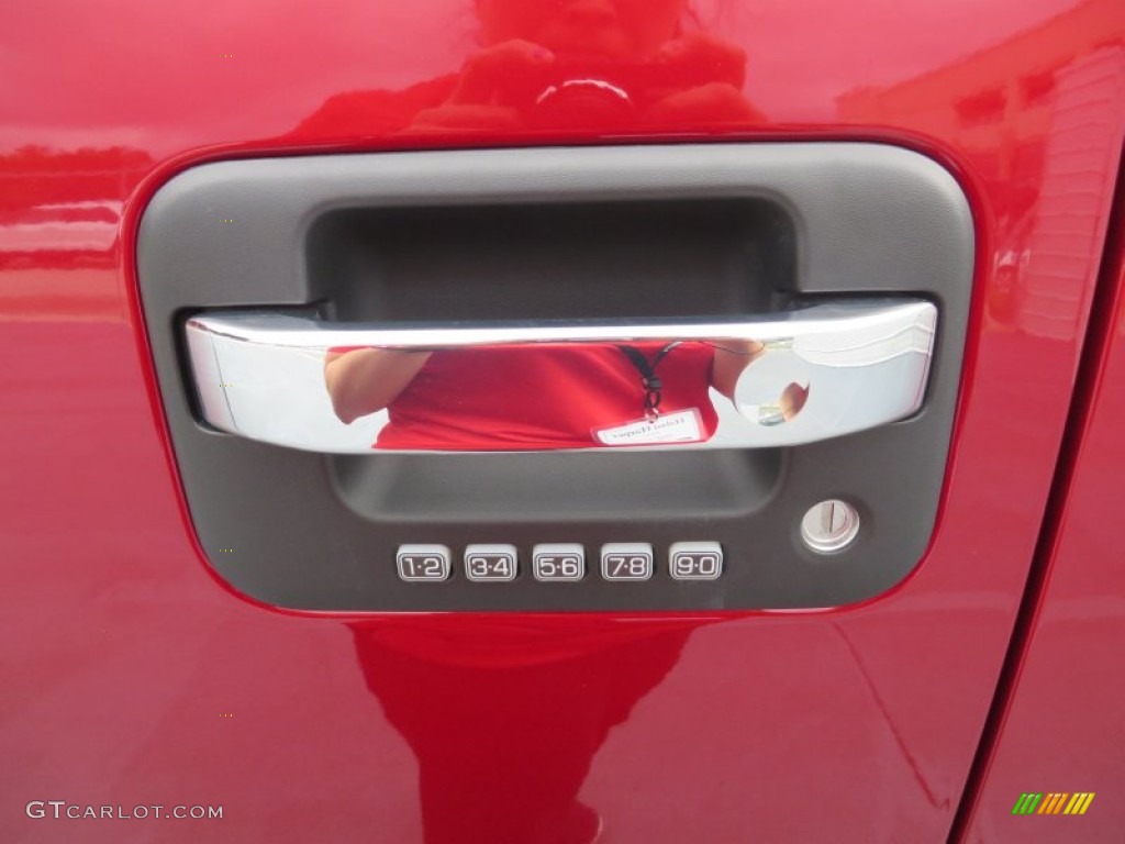 2013 F150 XLT SuperCrew - Ruby Red Metallic / Steel Gray photo #15