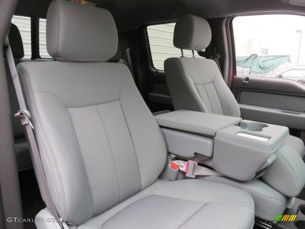 2013 F150 XLT SuperCrew - Ruby Red Metallic / Steel Gray photo #25