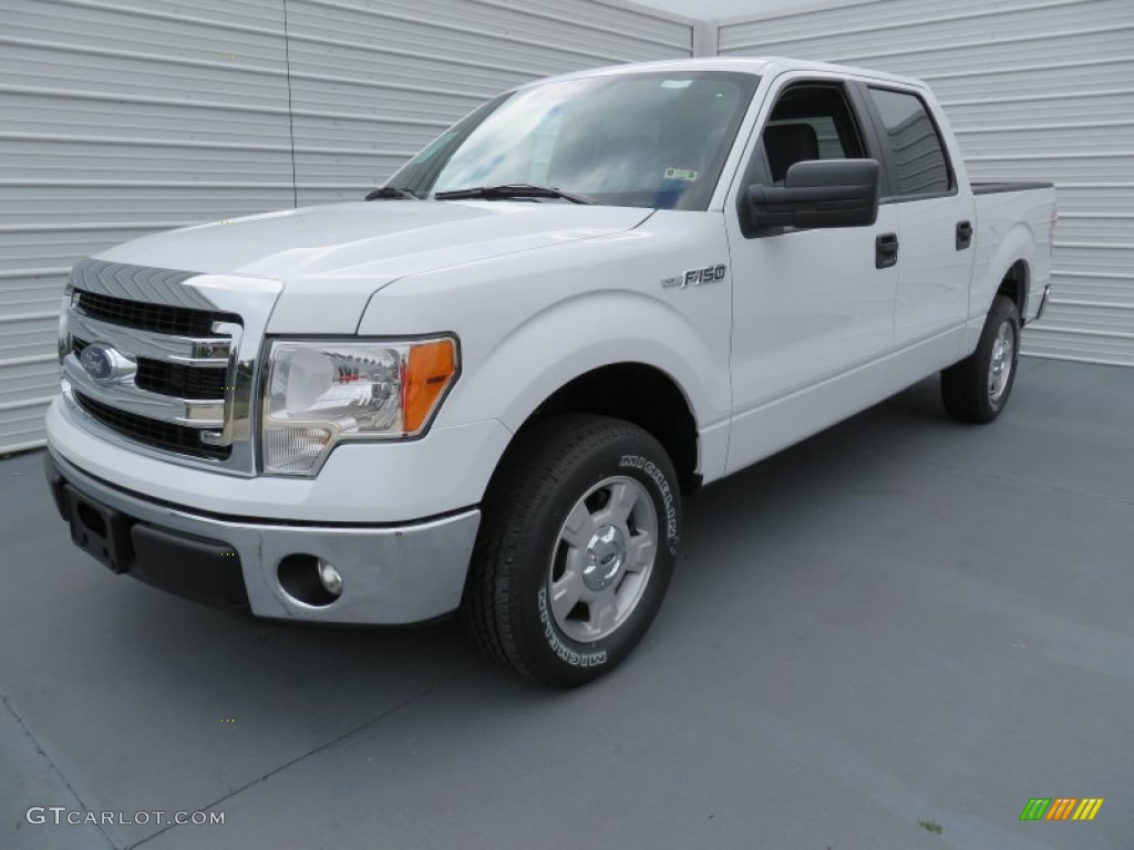 Oxford White 2013 Ford F150 XLT SuperCrew Exterior Photo #87171537