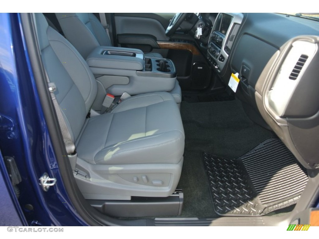 2014 Sierra 1500 SLT Crew Cab 4x4 - Cobalt Blue Metallic / Jet Black/Dark Ash photo #19