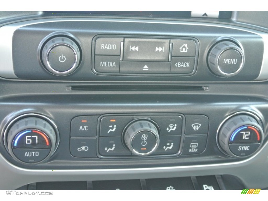 2014 GMC Sierra 1500 SLT Crew Cab 4x4 Controls Photo #87172329