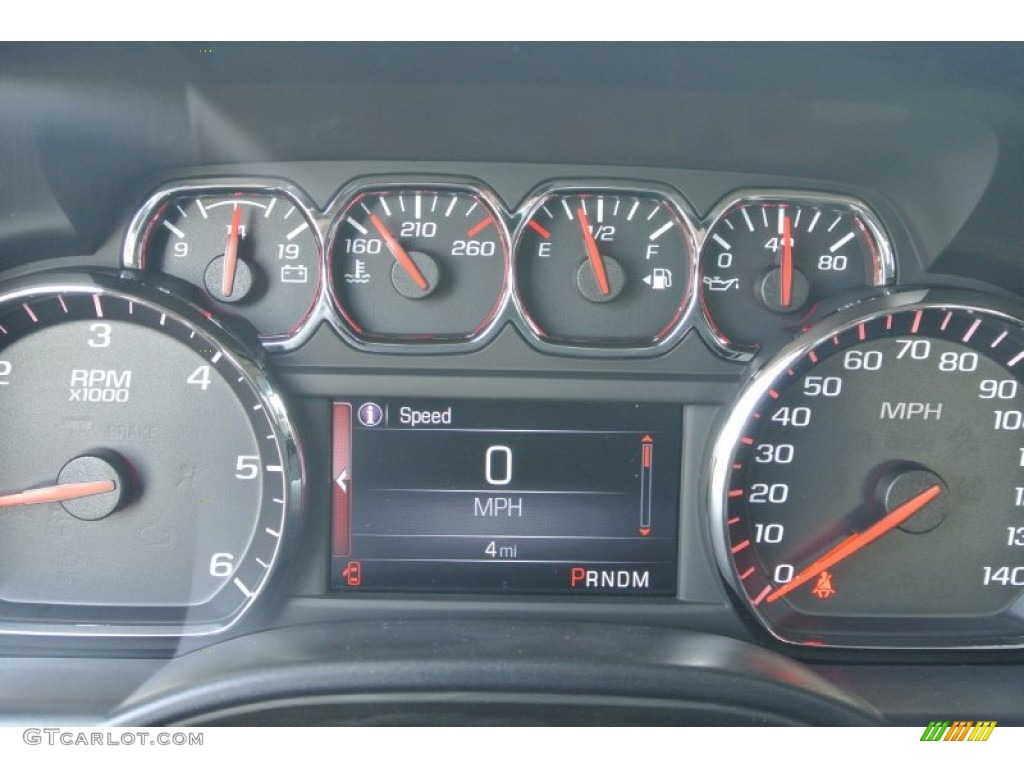 2014 GMC Sierra 1500 SLT Crew Cab 4x4 Gauges Photo #87172392