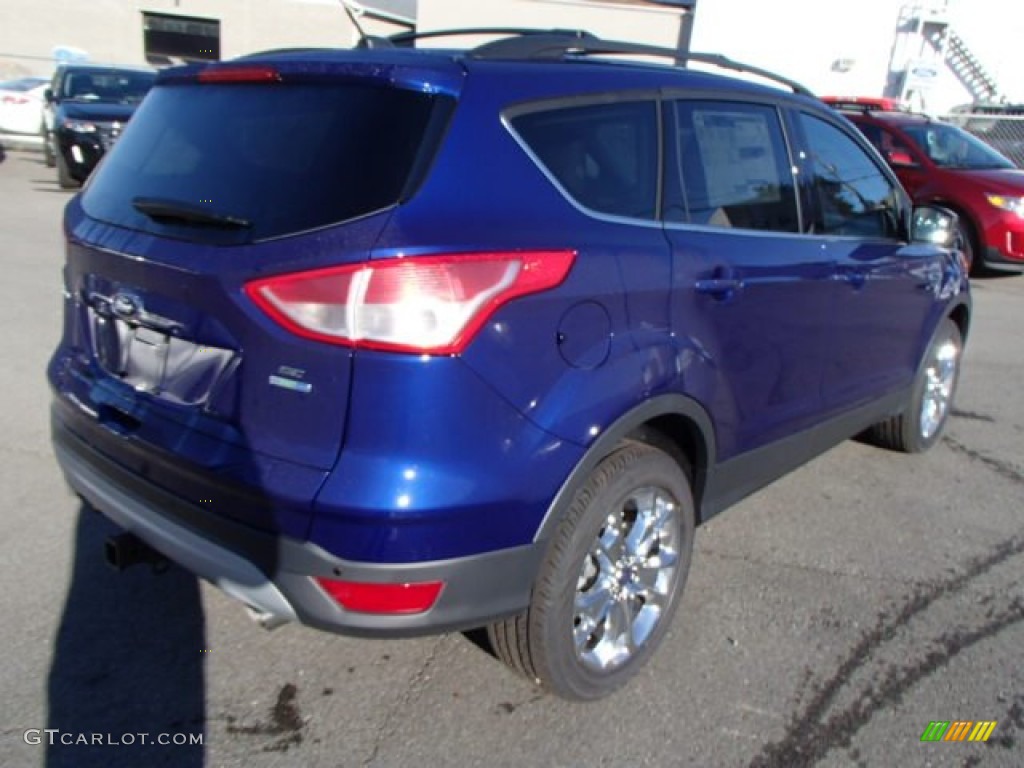 2014 Escape SE 2.0L EcoBoost 4WD - Deep Impact Blue / Charcoal Black photo #5