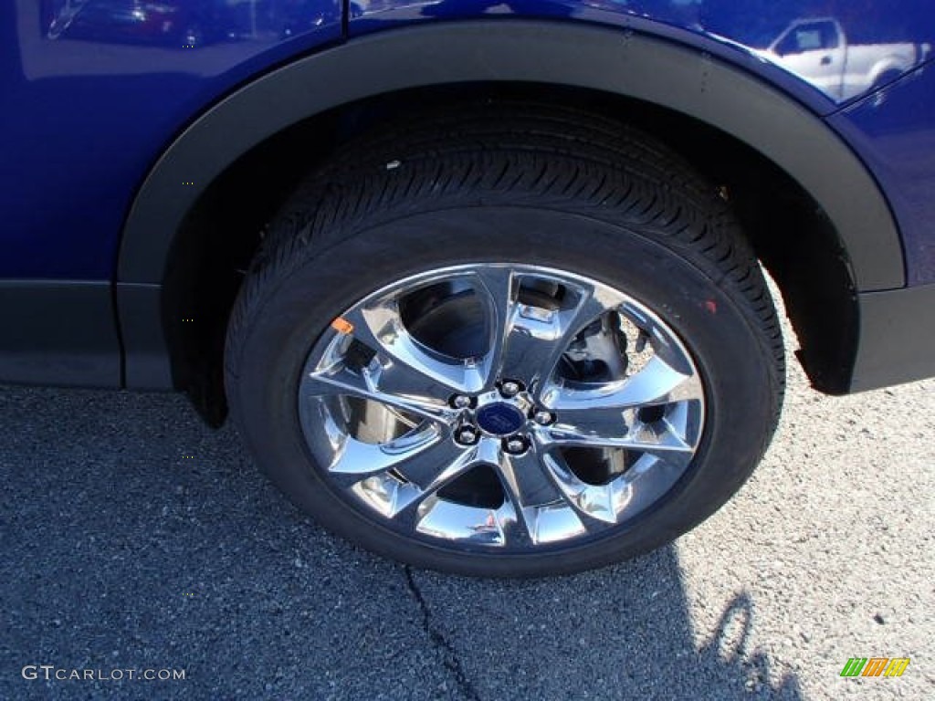 2014 Escape SE 2.0L EcoBoost 4WD - Deep Impact Blue / Charcoal Black photo #9