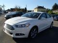 White Platinum - Fusion SE EcoBoost Photo No. 1