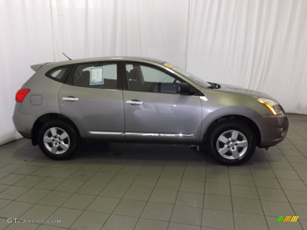 2011 Rogue S AWD - Gotham Gray Metallic / Black photo #5
