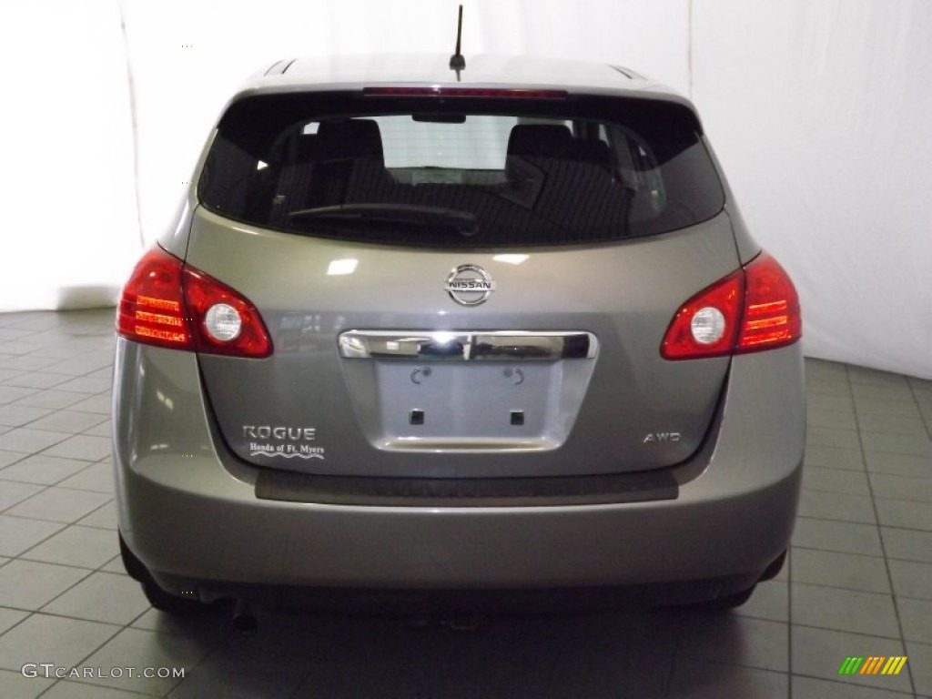 2011 Rogue S AWD - Gotham Gray Metallic / Black photo #7