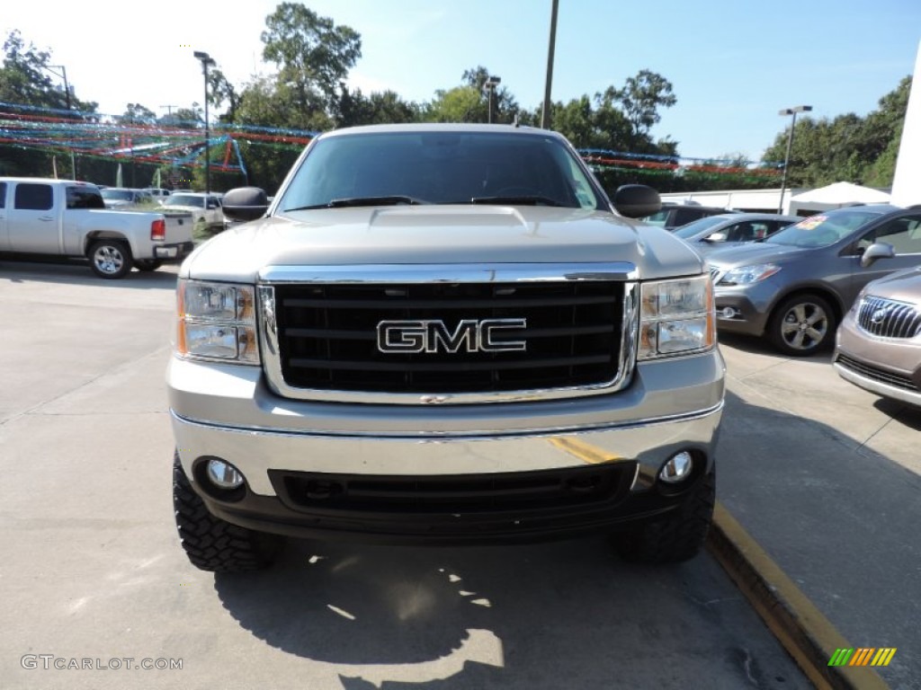 2008 Sierra 1500 SLE Crew Cab 4x4 - Silver Birch Metallic / Ebony photo #2