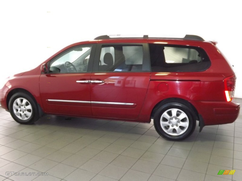 2007 Entourage GLS - Cranberry Red / Gray photo #10