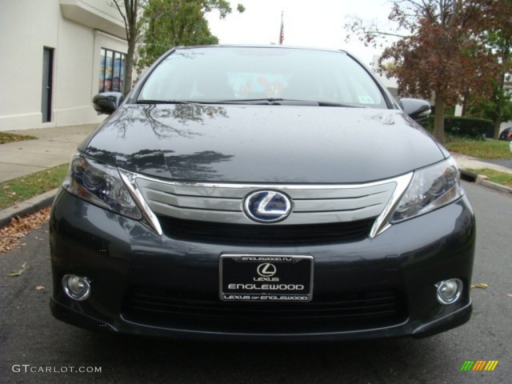 2010 HS 250h Hybrid Premium - Smoky Granite Mica / Black photo #2