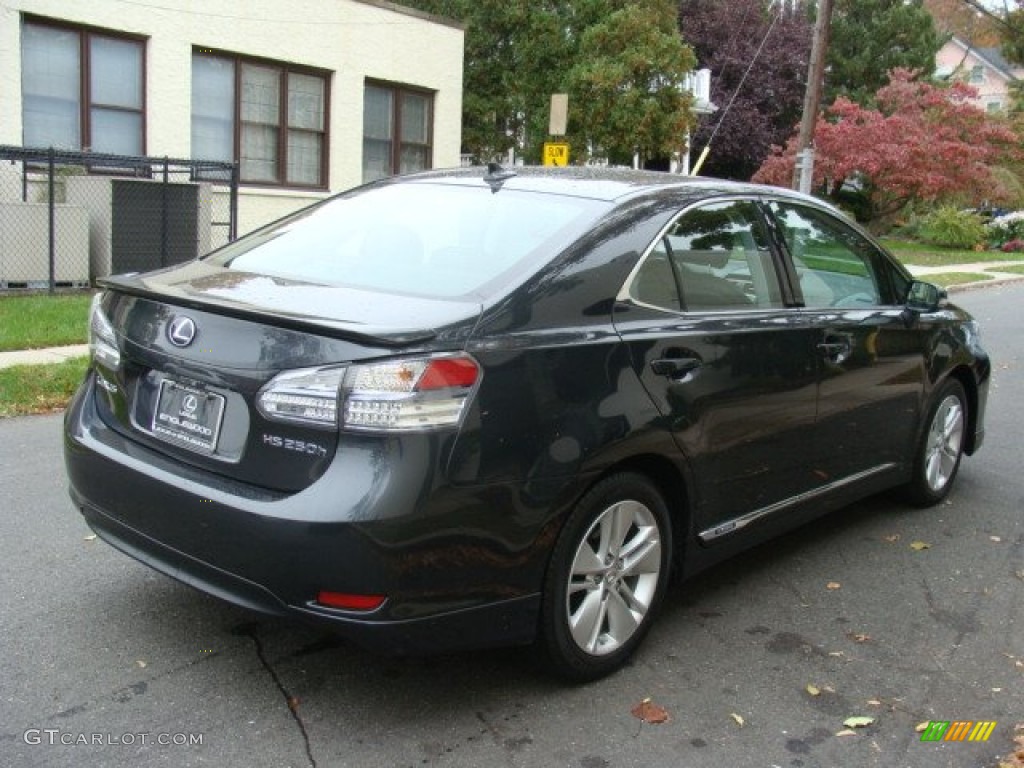 2010 HS 250h Hybrid Premium - Smoky Granite Mica / Black photo #4
