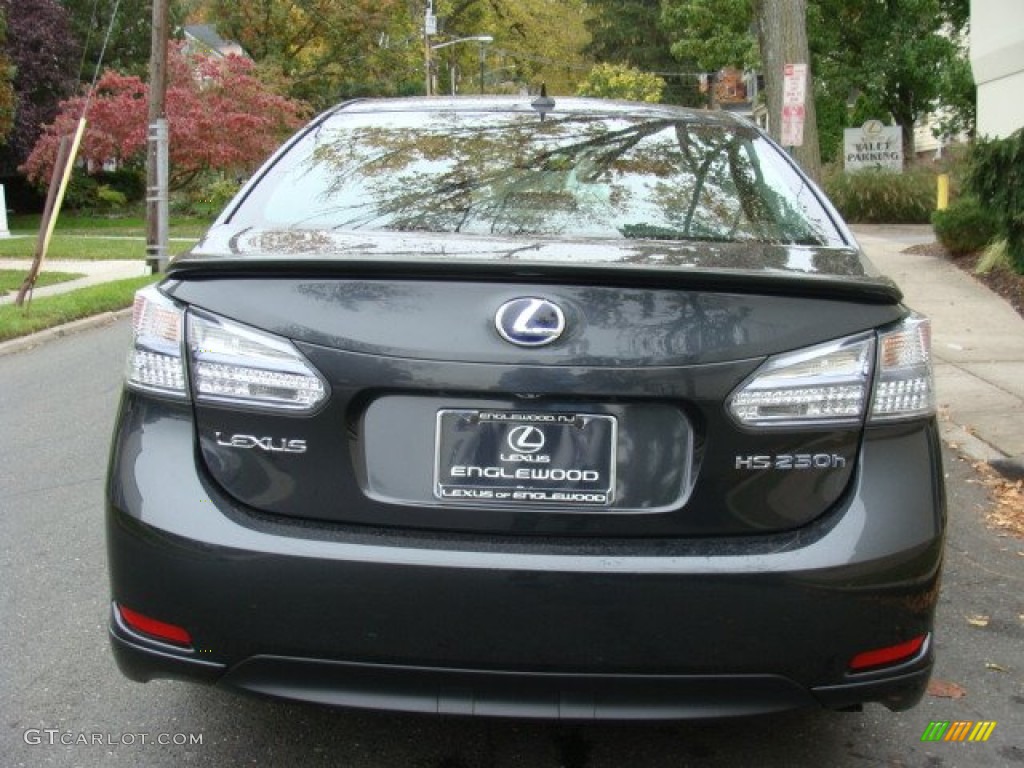 2010 HS 250h Hybrid Premium - Smoky Granite Mica / Black photo #5